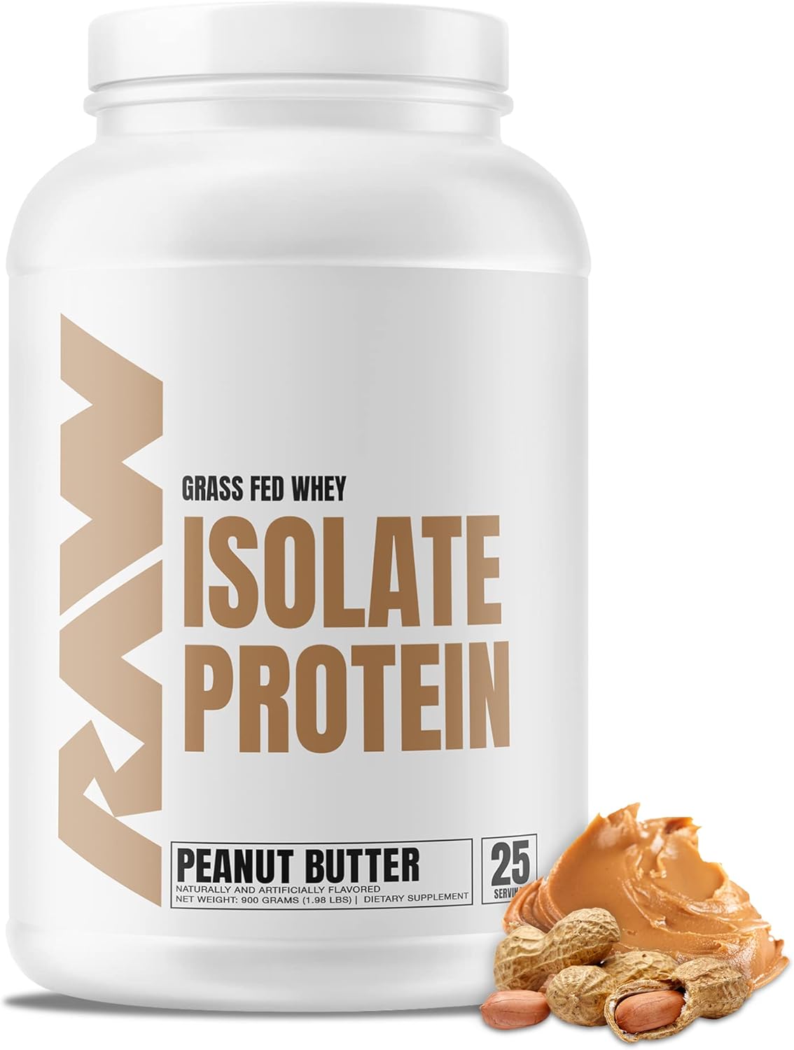 RAW Nutrition Whey Protein Isolate 2lb